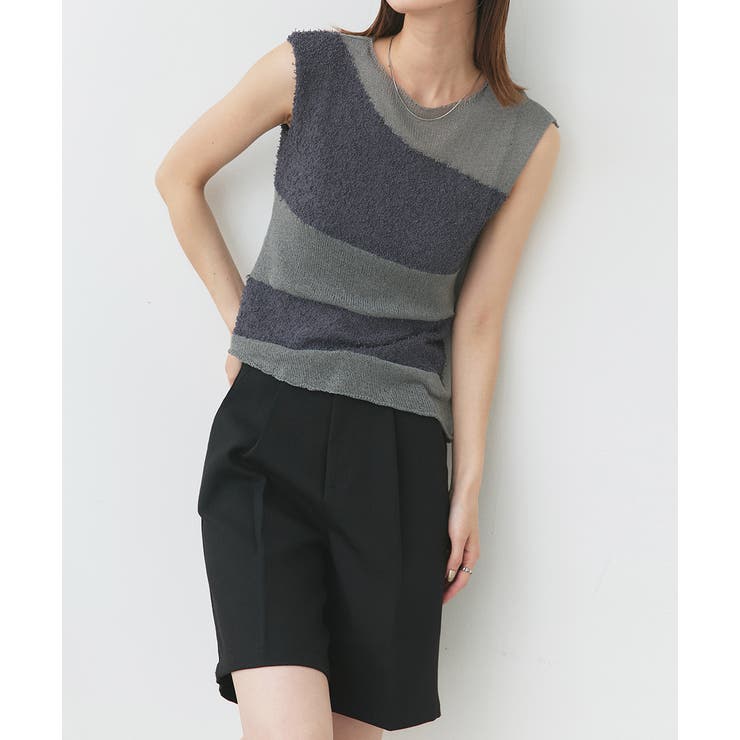 ノースリーブシアーニットプルオーバー | ad thie | 詳細画像10 