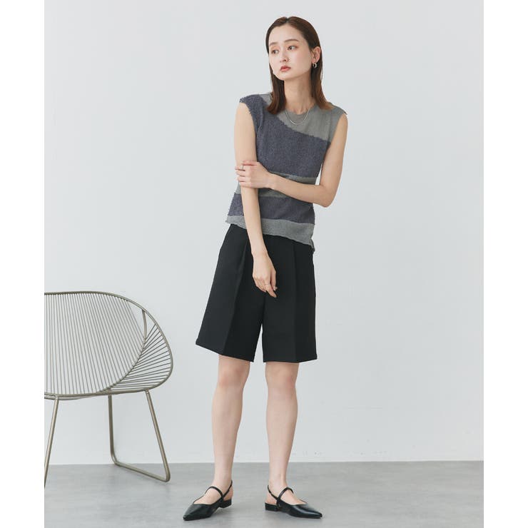 ノースリーブシアーニットプルオーバー | ad thie | 詳細画像2 