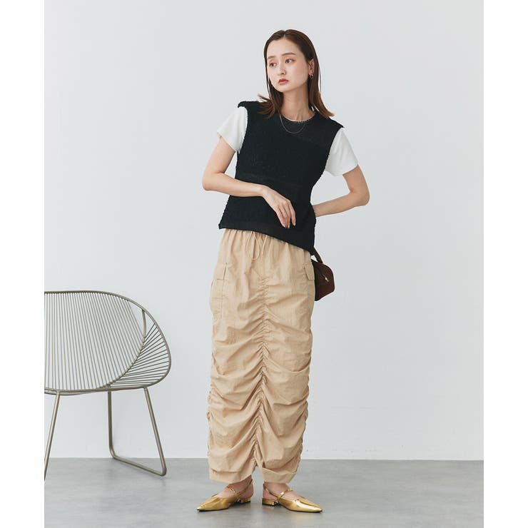 ノースリーブシアーニットプルオーバー | ad thie | 詳細画像20 