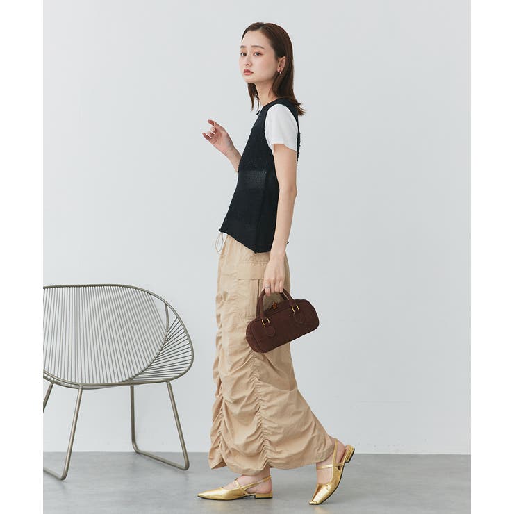 ノースリーブシアーニットプルオーバー | ad thie | 詳細画像21 