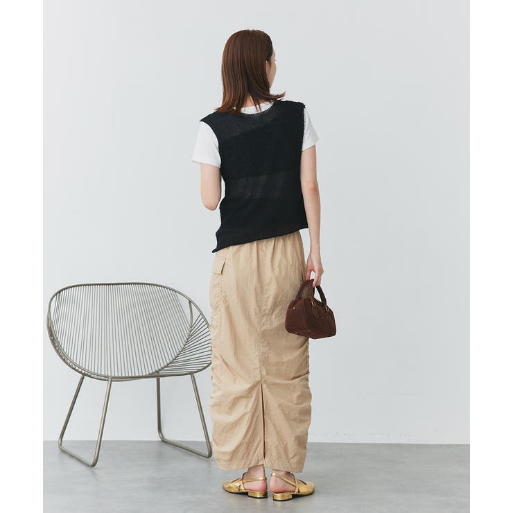 ノースリーブシアーニットプルオーバー | ad thie | 詳細画像22 