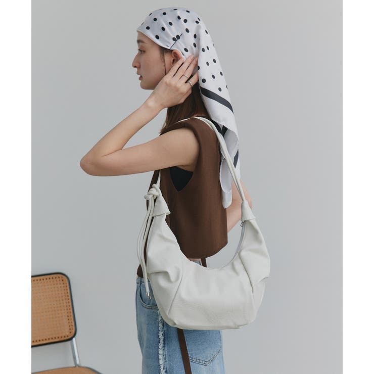 クロワッサンショルダーバッグ | ad thie | 詳細画像3 