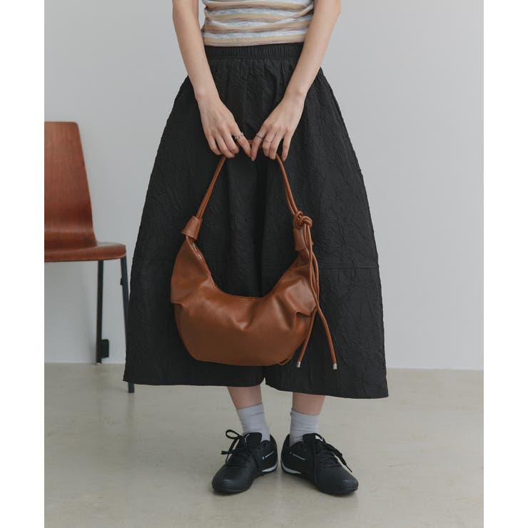 キャメル | クロワッサンショルダーバッグ | ad thie
