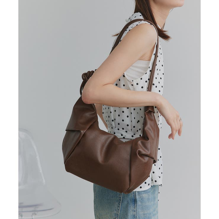 ダークブラウン | クロワッサンショルダーバッグ | ad thie