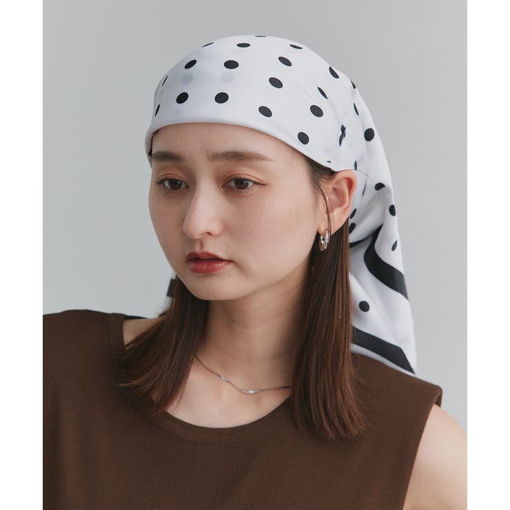 大判ドットスカーフ | ad thie | 詳細画像11 