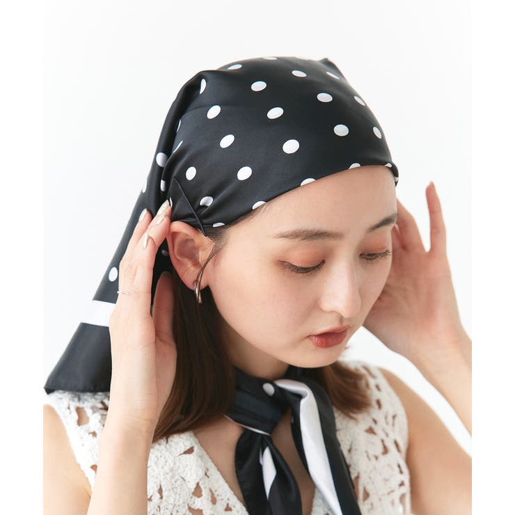 大判ドットスカーフ | ad thie | 詳細画像2 