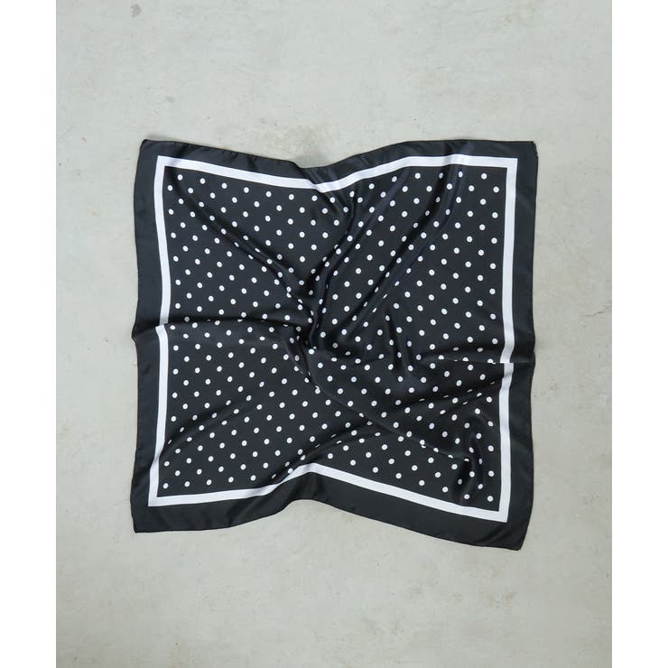 大判ドットスカーフ[品番：ADEW0004952]｜ad thie（アドティエ）の