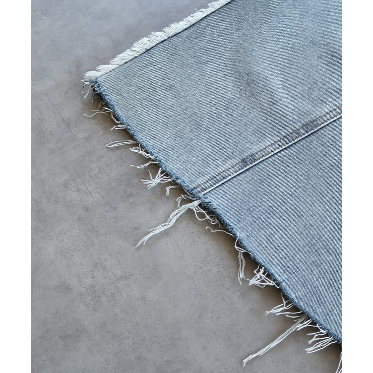 カットオフデニムロングスカート | ad thie | 詳細画像43 