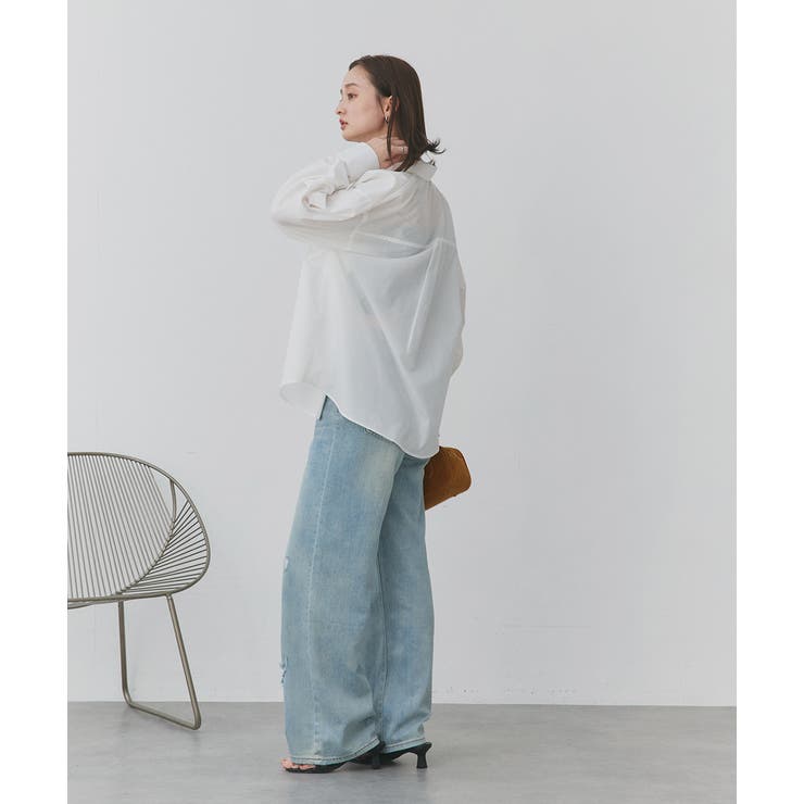 ライトカラーダメージデニムパンツ | ad thie | 詳細画像20 