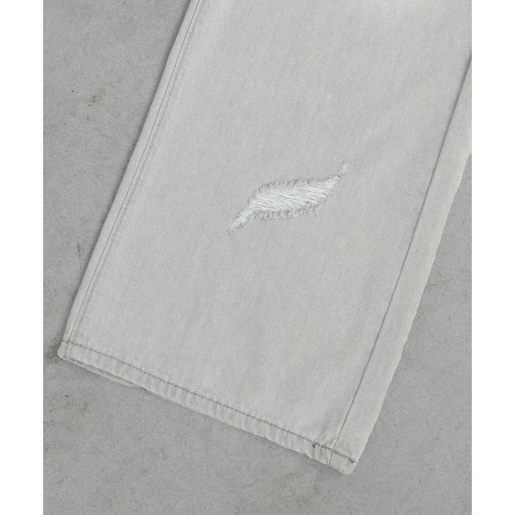 ライトカラーダメージデニムパンツ | ad thie | 詳細画像39 