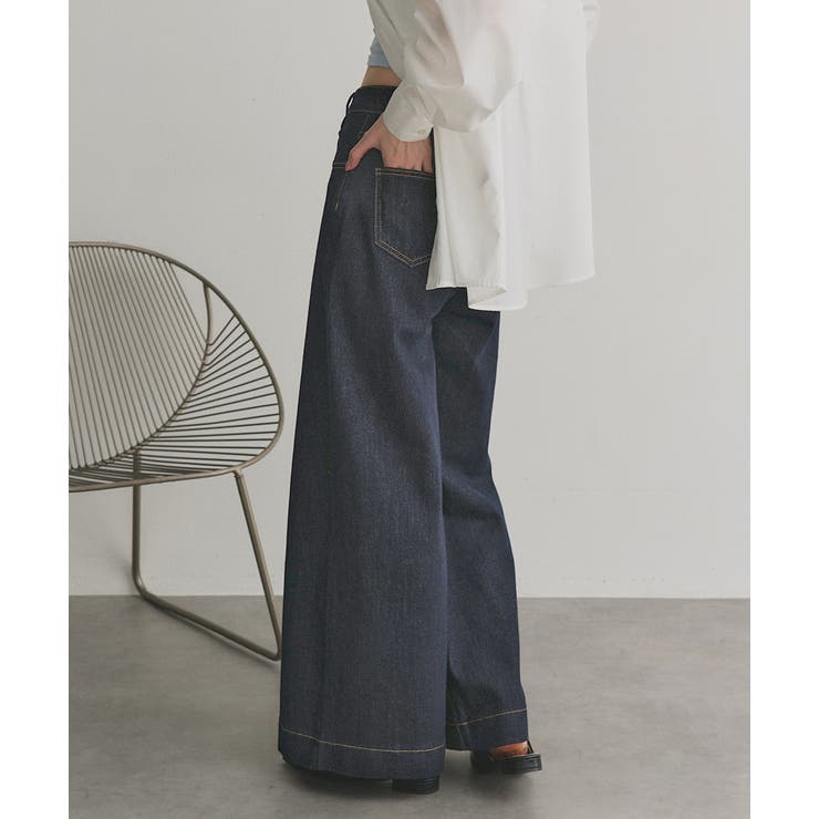 ノンウォッシュデニムパンツ | ad thie | 詳細画像20 