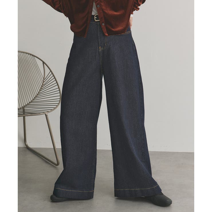 ノンウォッシュデニムパンツ | ad thie | 詳細画像21 