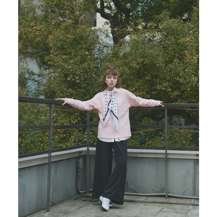 フロントタックワイドスラックス | ad thie | 詳細画像2 