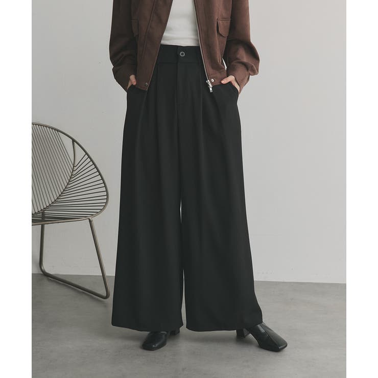 フロントタックワイドスラックス | ad thie | 詳細画像23 