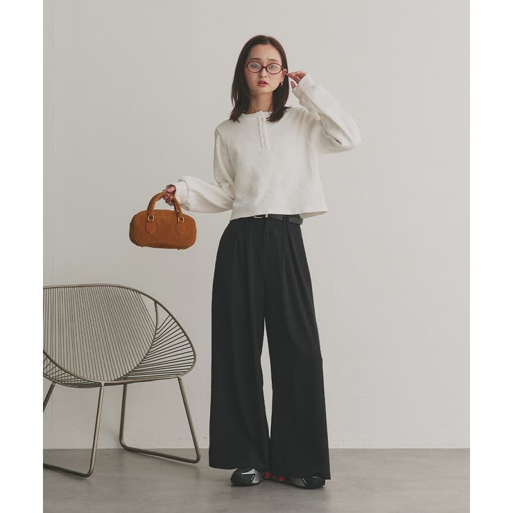 フロントタックワイドスラックス | ad thie | 詳細画像27 