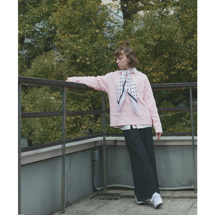 フロントタックワイドスラックス | ad thie | 詳細画像3 