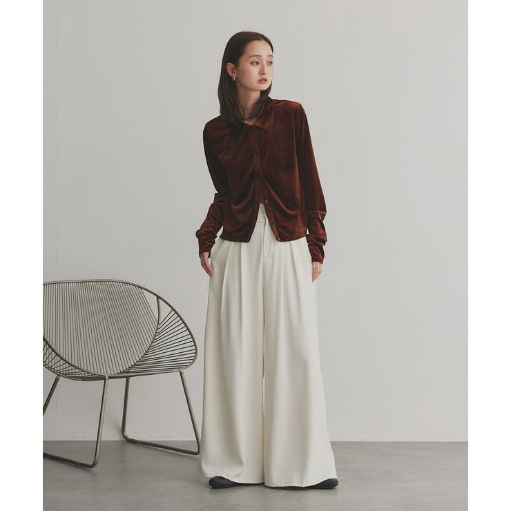 フロントタックワイドスラックス | ad thie | 詳細画像30 