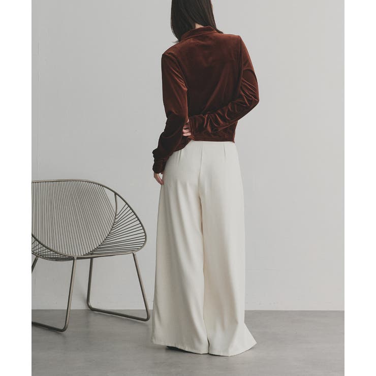 フロントタックワイドスラックス | ad thie | 詳細画像31 