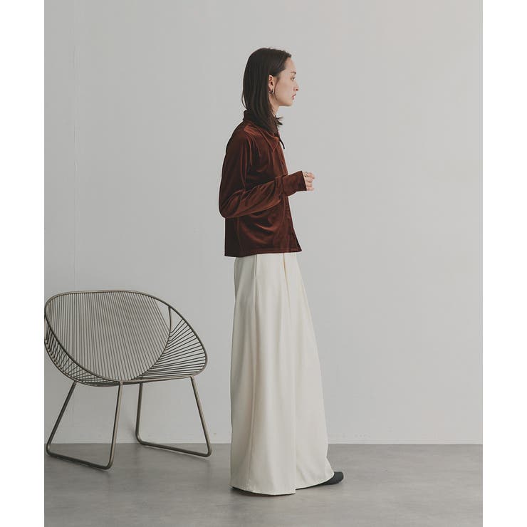 フロントタックワイドスラックス | ad thie | 詳細画像32 