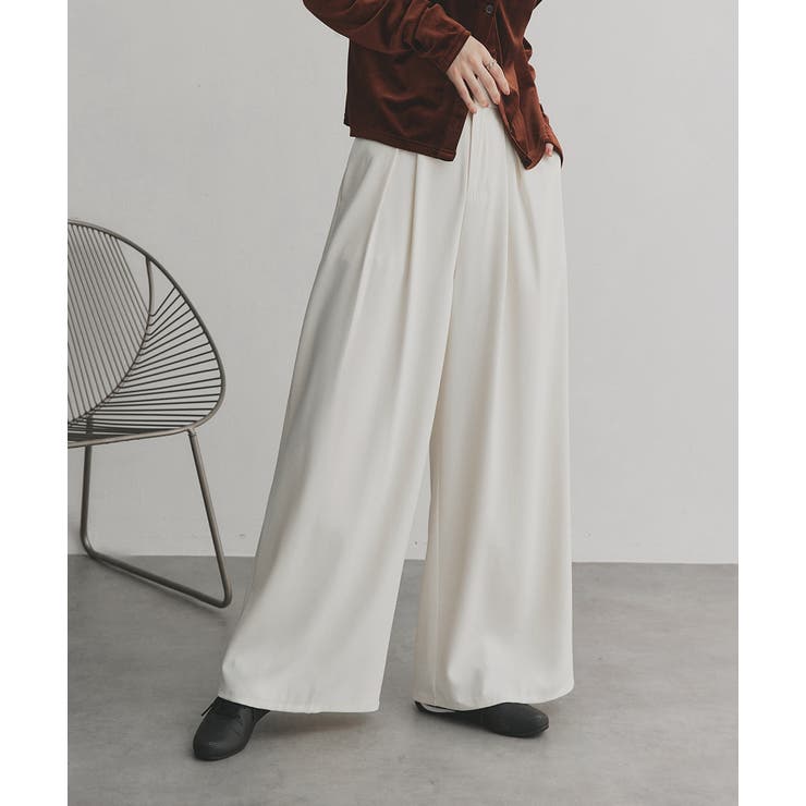 フロントタックワイドスラックス | ad thie | 詳細画像35 