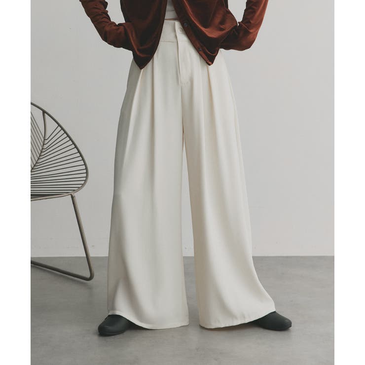 フロントタックワイドスラックス | ad thie | 詳細画像36 