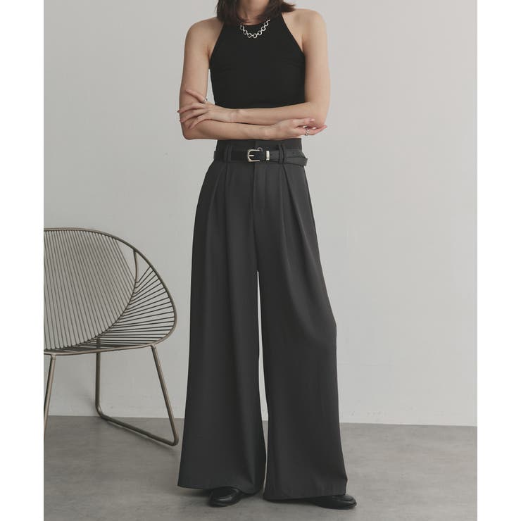 フロントタックワイドスラックス | ad thie | 詳細画像41 