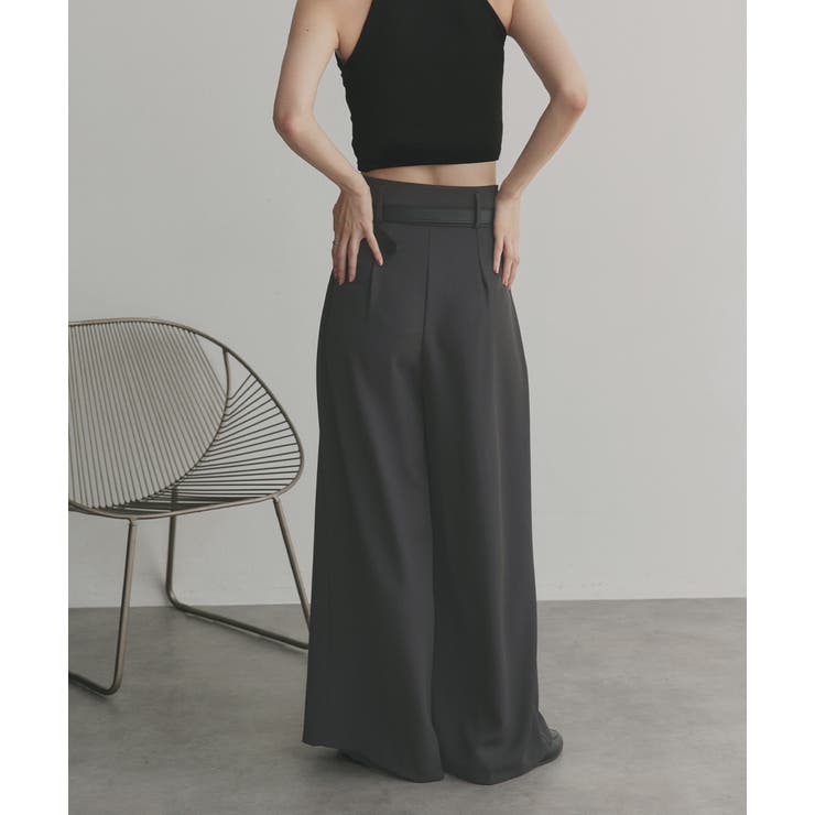 フロントタックワイドスラックス | ad thie | 詳細画像42 