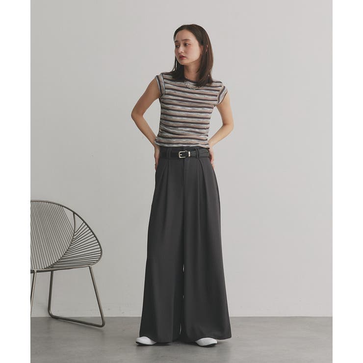 フロントタックワイドスラックス | ad thie | 詳細画像45 