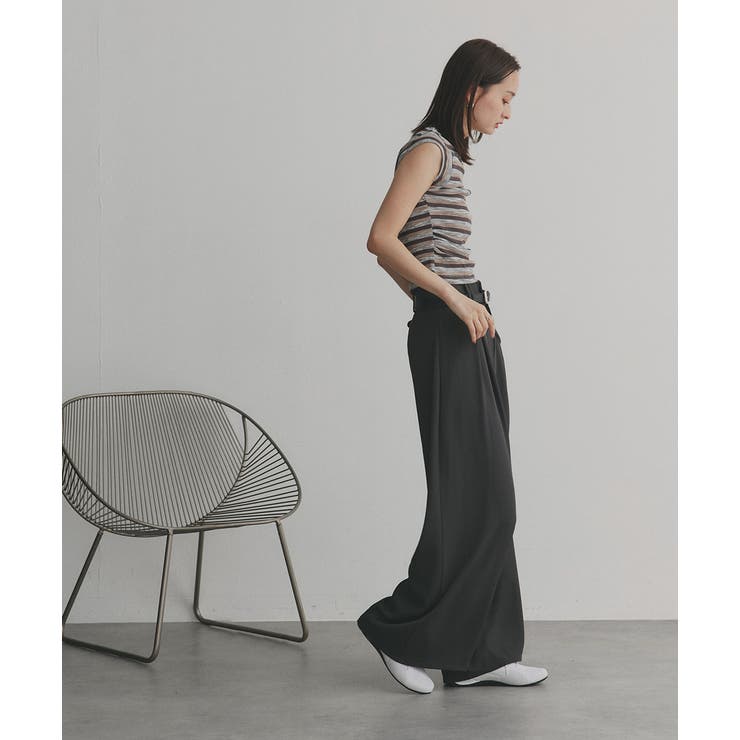 フロントタックワイドスラックス | ad thie | 詳細画像46 