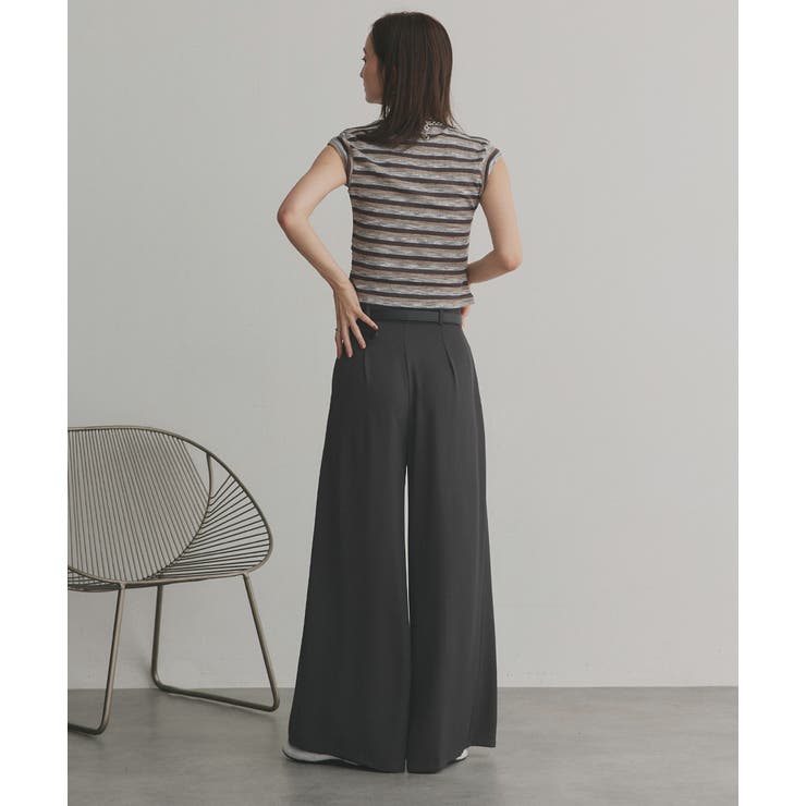 フロントタックワイドスラックス | ad thie | 詳細画像47 