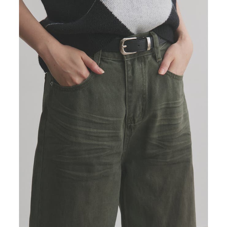 【2025AW新作】ヴィンテージライクグラデーションデニムパンツ | ad thie | 詳細画像16 