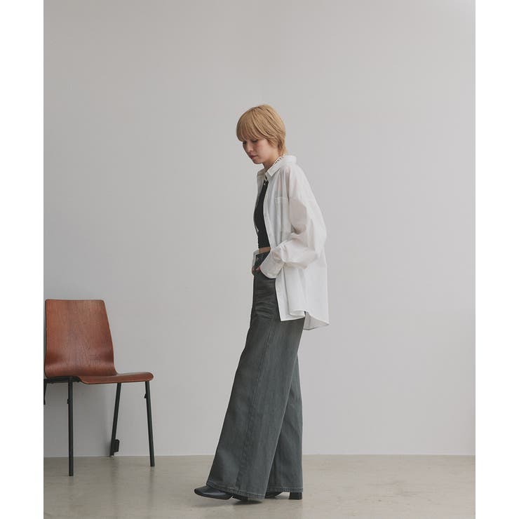 【2025AW新作】ヴィンテージライクグラデーションデニムパンツ | ad thie | 詳細画像18 