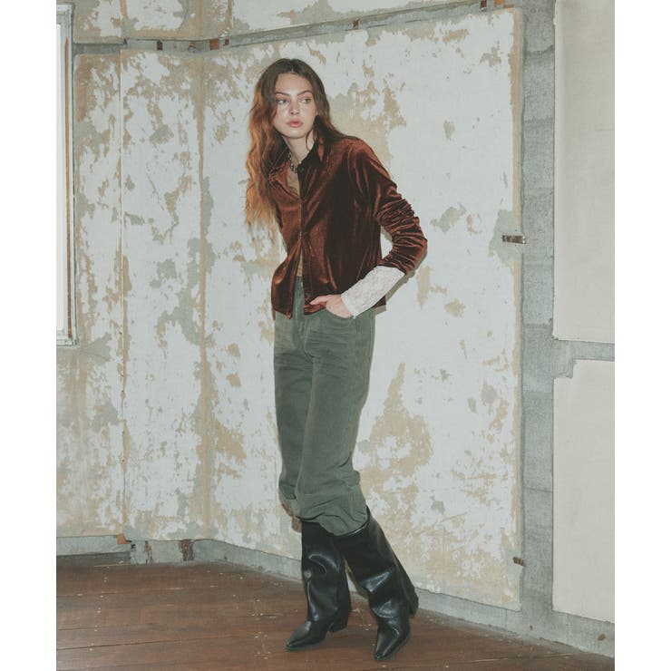 【2025AW新作】ヴィンテージライクグラデーションデニムパンツ | ad thie | 詳細画像2 