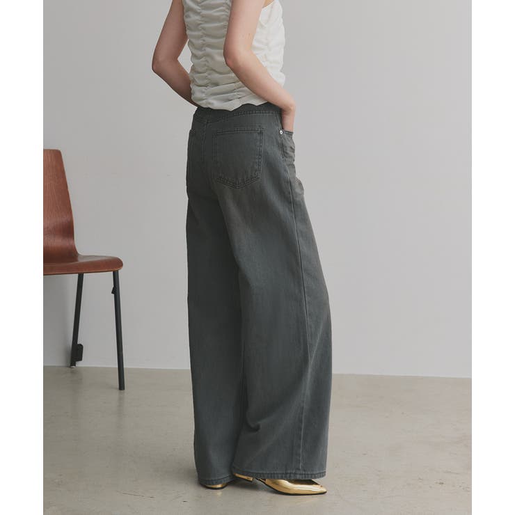 【2025AW新作】ヴィンテージライクグラデーションデニムパンツ | ad thie | 詳細画像28 