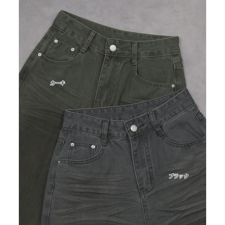 【2025AW新作】ヴィンテージライクグラデーションデニムパンツ | ad thie | 詳細画像35 