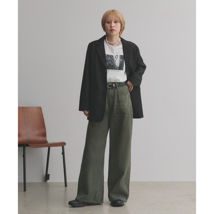 【2025AW新作】ヴィンテージライクグラデーションデニムパンツ | ad thie | 詳細画像7 