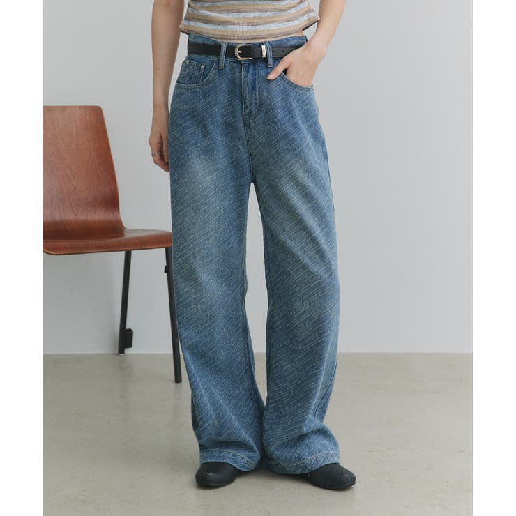 ヴィンテージライクダメージデニムパンツ | ad thie | 詳細画像11 