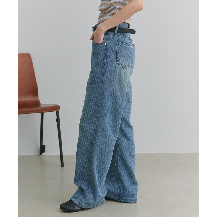 ヴィンテージライクダメージデニムパンツ | ad thie | 詳細画像12 