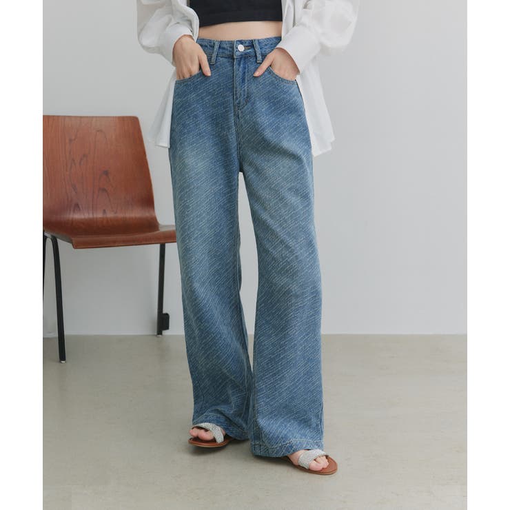 ヴィンテージライクダメージデニムパンツ | ad thie | 詳細画像20 