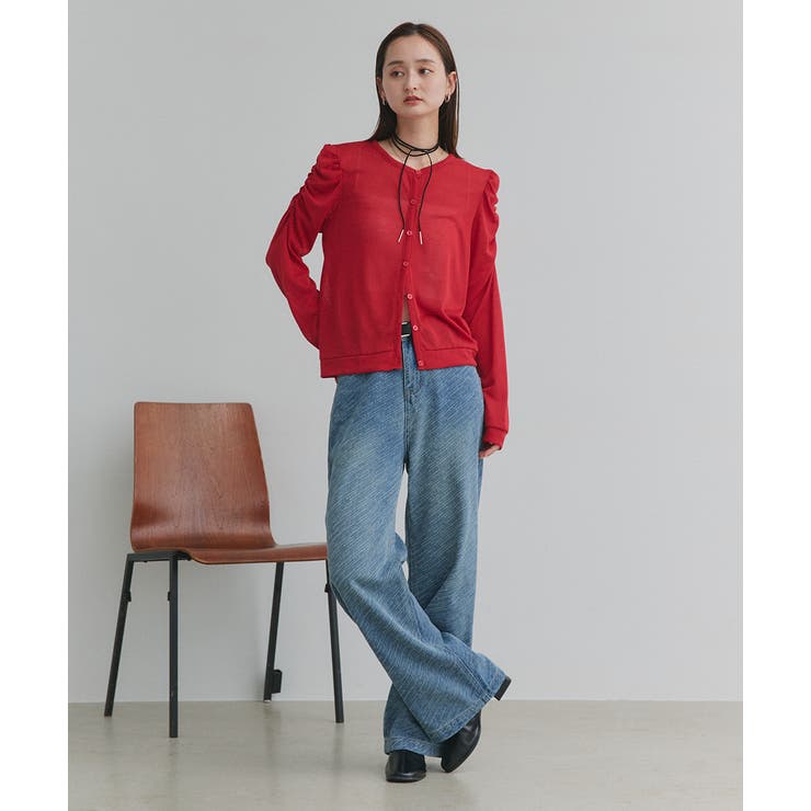 ヴィンテージライクダメージデニムパンツ | ad thie | 詳細画像21 