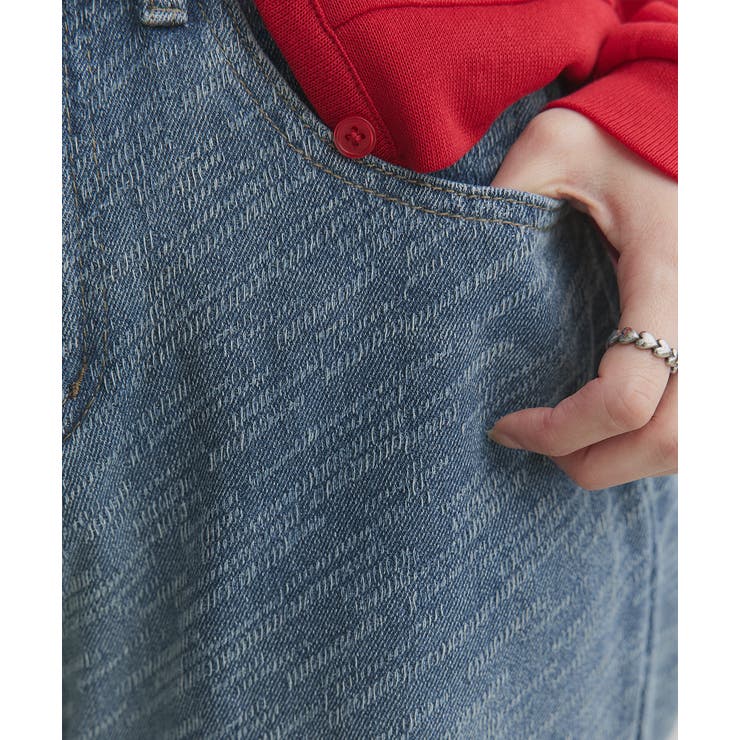 ヴィンテージライクダメージデニムパンツ | ad thie | 詳細画像25 