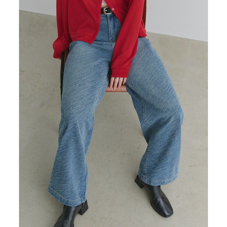 ヴィンテージライクダメージデニムパンツ | ad thie | 詳細画像26 