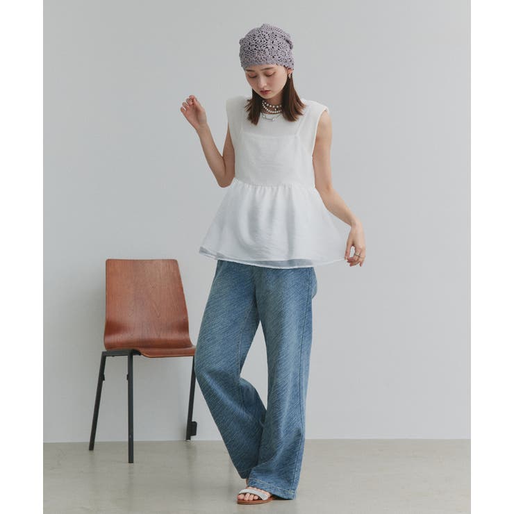 ヴィンテージライクダメージデニムパンツ | ad thie | 詳細画像33 