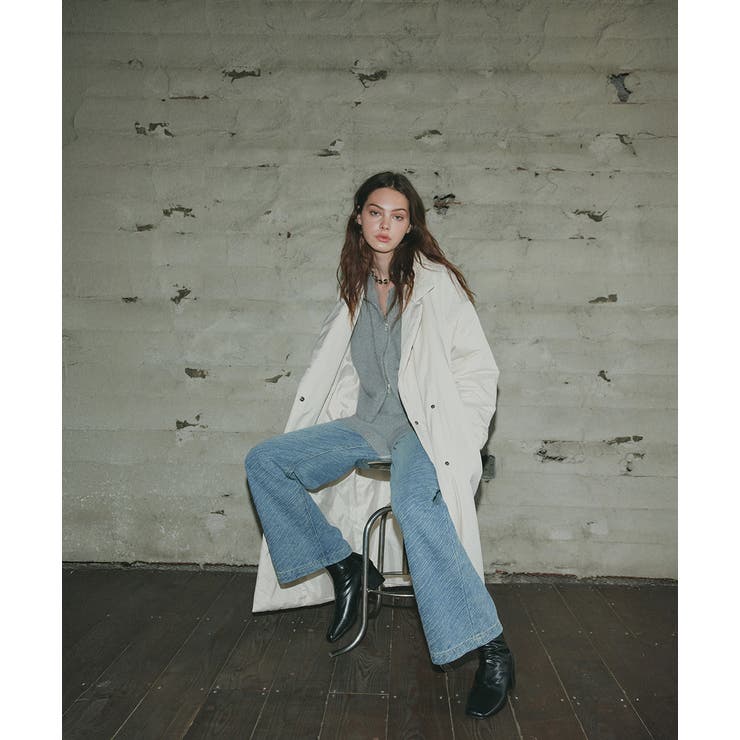 ヴィンテージライクダメージデニムパンツ | ad thie | 詳細画像6 