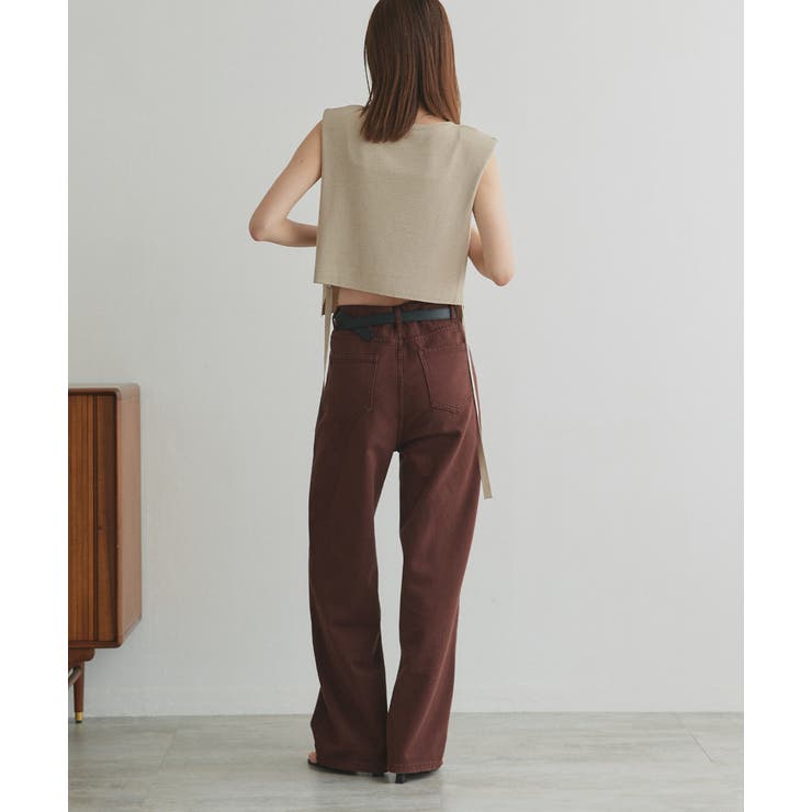 ツイルストレートパンツ | ad thie | 詳細画像13 