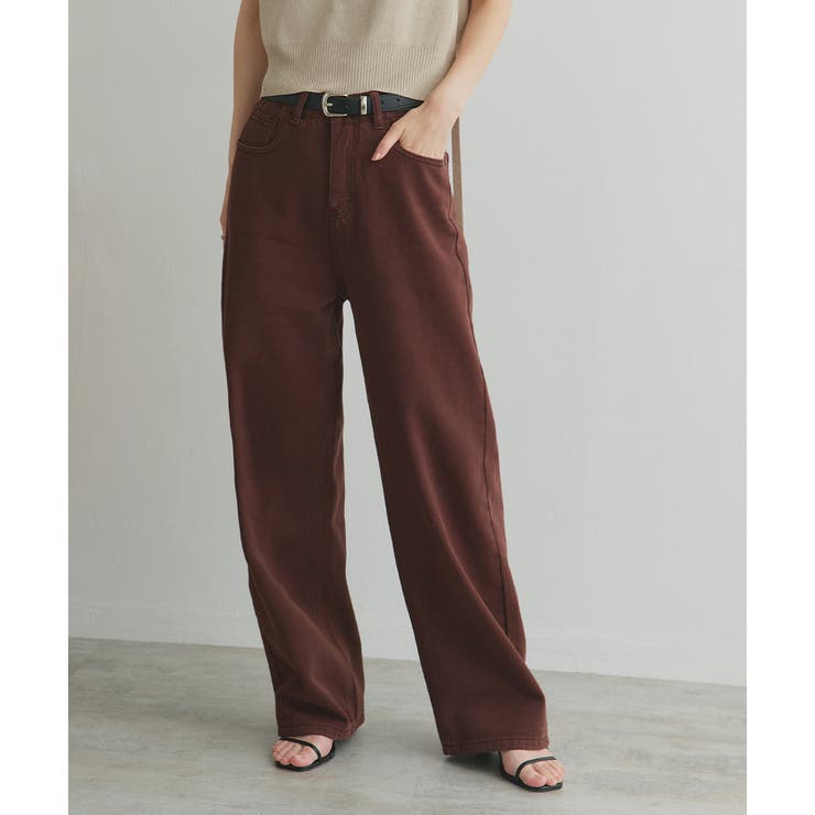 ツイルストレートパンツ | ad thie | 詳細画像14 