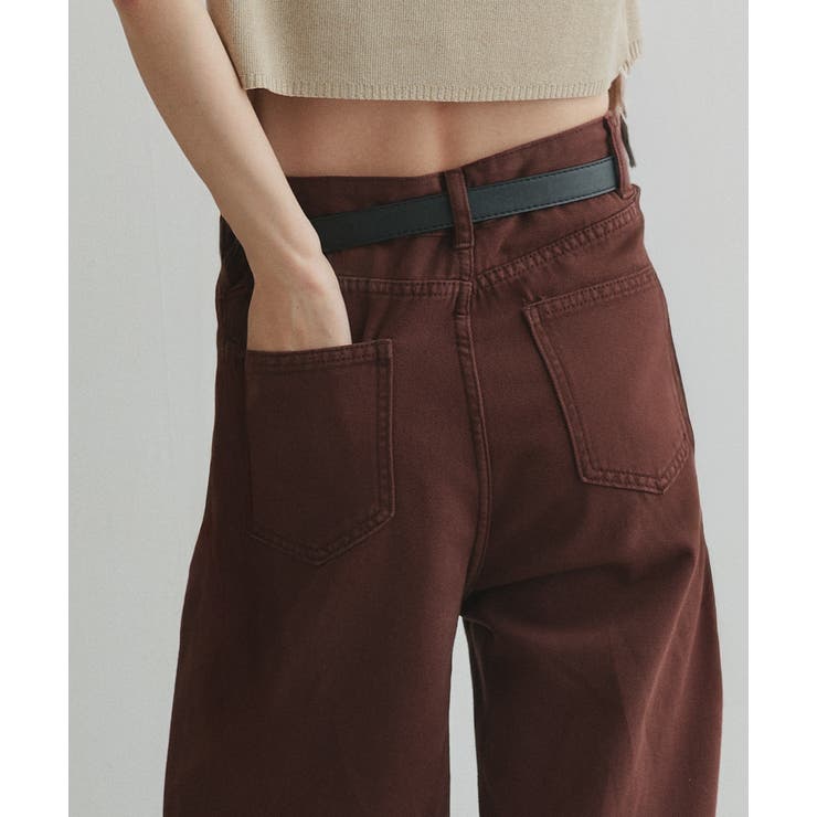 ツイルストレートパンツ | ad thie | 詳細画像16 