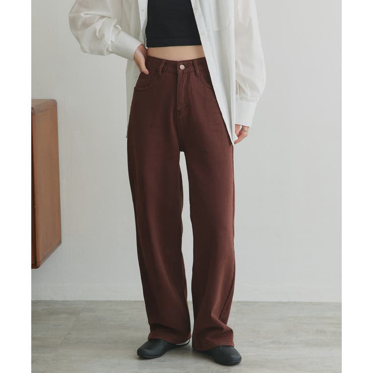 ツイルストレートパンツ | ad thie | 詳細画像20 