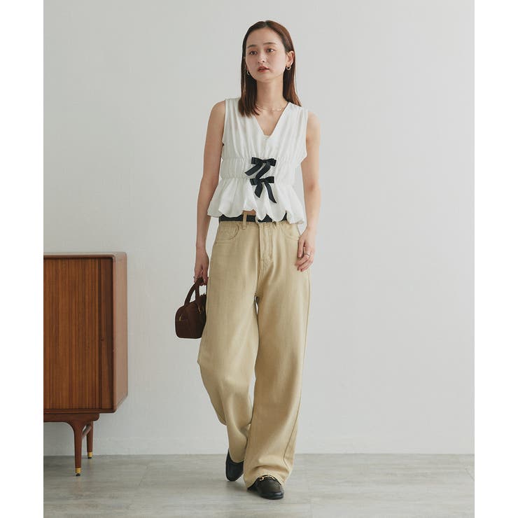 ツイルストレートパンツ | ad thie | 詳細画像28 