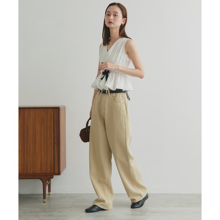 ツイルストレートパンツ | ad thie | 詳細画像29 